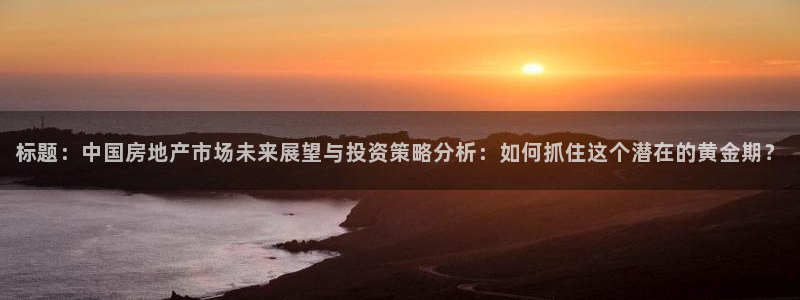 新宝奇迹GG5：标题：中国房地产市场未来展望与投资策略分析：