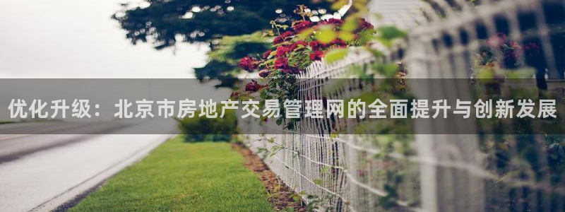 新宝股东王听2 5 5：优化升级：北京市房地产交易管理网的全