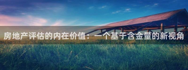 新宝5王问74OOO5：房地产评估的内在价值：一个基于含金量