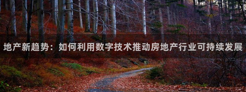 新宝5娱乐注册：地产新趋势：如何利用数字技术推动房地产行业可