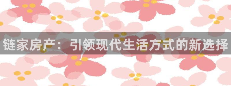 新宝奇迹GG5：链家房产：引领现代生活方式的新选择