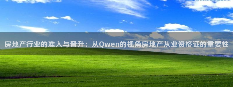 新宝5下载软件：房地产行业的准入与晋升：从Qwen的视角房地