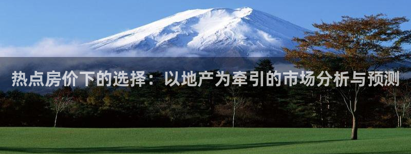 新宝5寻33 300球：热点房价下的选择：以地产为牵引的市场